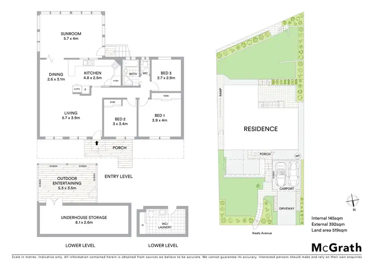 Floorplan of Homely house listing, 35 Keats Avenue, Bateau Bay NSW 2261