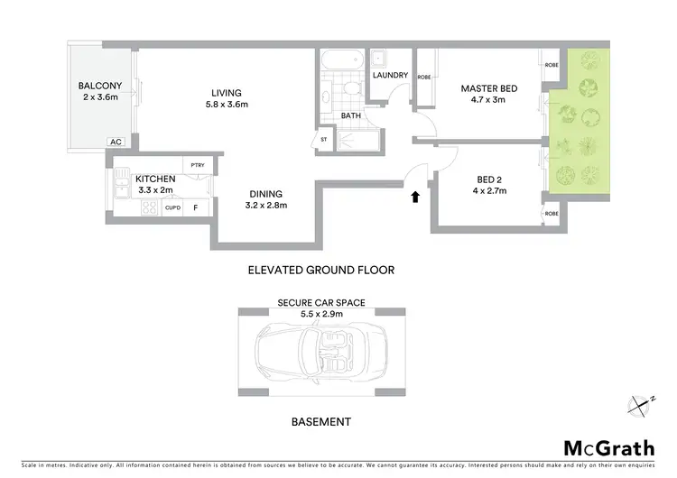 Floorplan of Homely apartment listing, 14/364 Pennant Hills Road, Carlingford NSW 2118