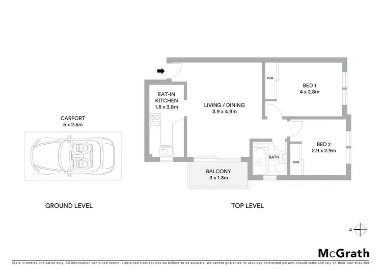 Floorplan of Homely apartment listing, 12/1 Calder Road, Rydalmere NSW 2116