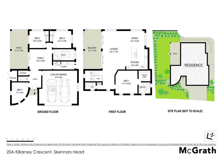 Floorplan of Homely house listing, 20A Killarney Crescent, Skennars Head NSW 2478
