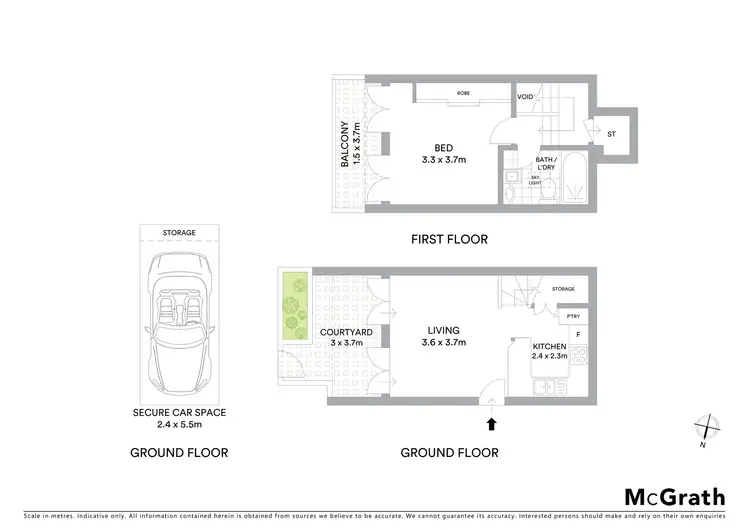 Floorplan of Homely apartment listing, 2/51 Pittwater Road, Manly NSW 2095