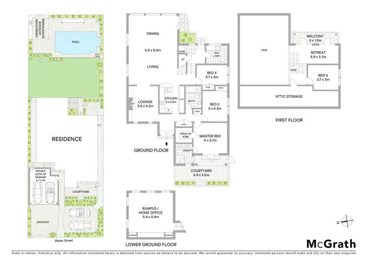 Floorplan of Homely house listing, 23 Water Street, Caringbah South NSW 2229