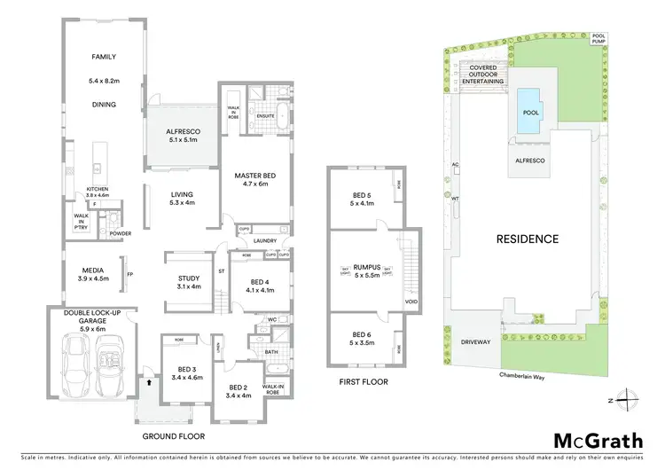 Floorplan of Homely house listing, 24 Chamberlain Way, Harrington Park NSW 2567