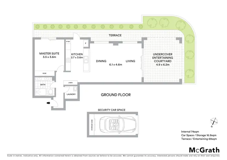Floorplan of Homely unit listing, 103/10 Peninsula Drive, Breakfast Point NSW 2137