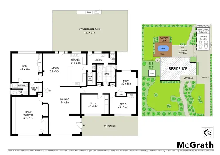 Floorplan of Homely house listing, 13 Palm Grove, Kilsyth VIC 3137