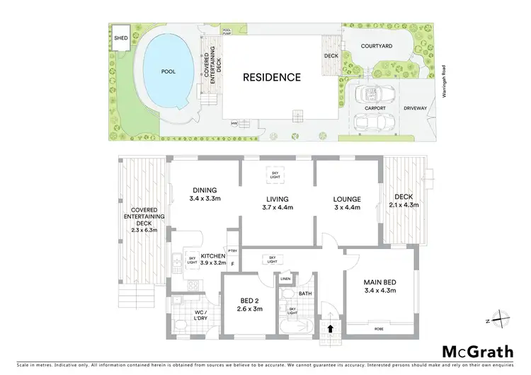 Floorplan of Homely house listing, 80 Warringah Road, Narraweena NSW 2099