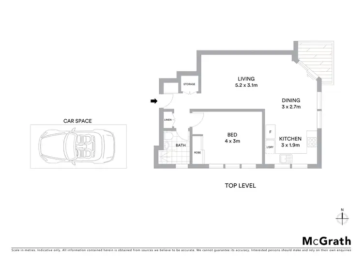 Floorplan of Homely apartment listing, 12/1 Thurlow Street, Redfern NSW 2016