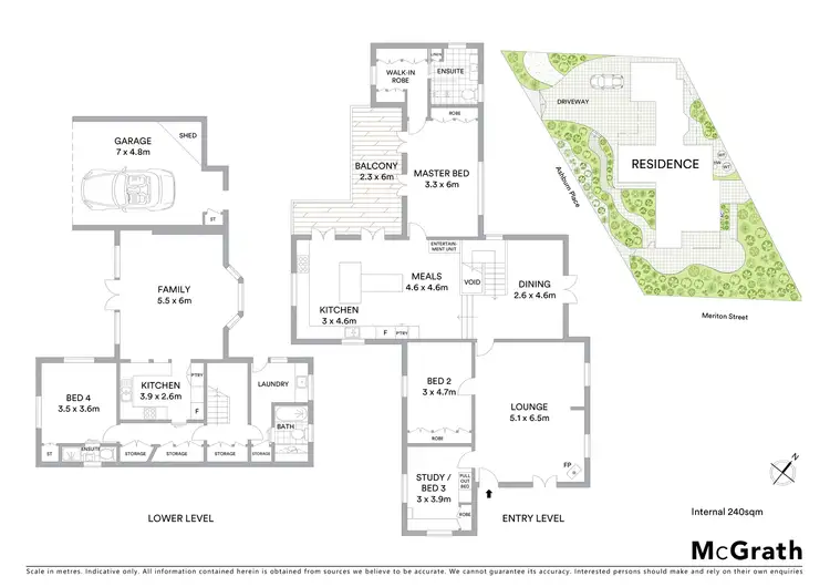 Floorplan of Homely house listing, 53 Meriton Street, Gladesville NSW 2111