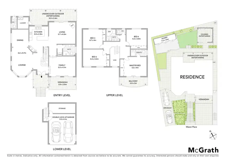 Floorplan of Homely house listing, 3 Mason Place, Barden Ridge NSW 2234