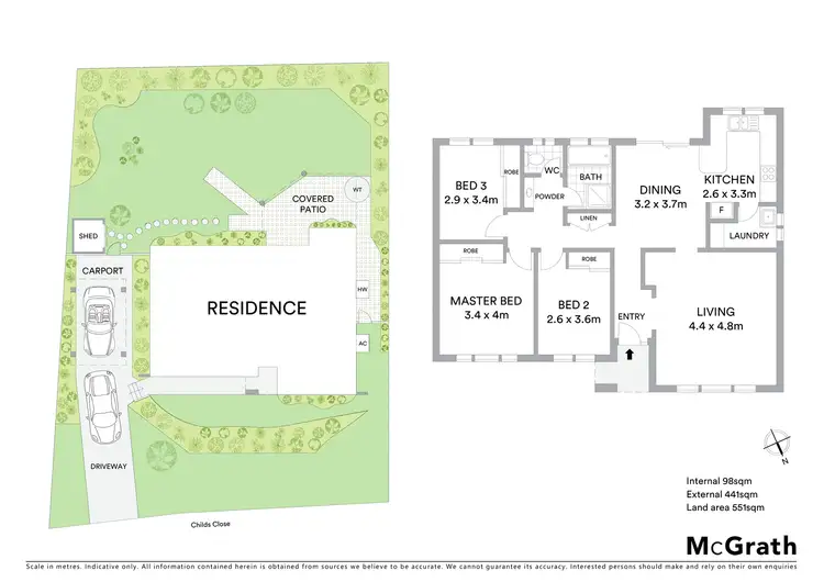 Floorplan of Homely house listing, 6 Childs Close, Green Point NSW 2251