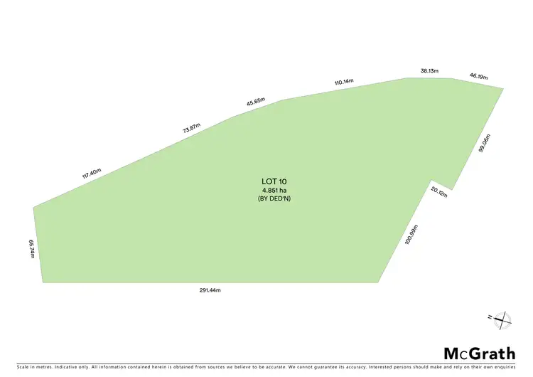 Floorplan of Homely land listing, Lot 10 Martins Lane, Knockrow NSW 2479