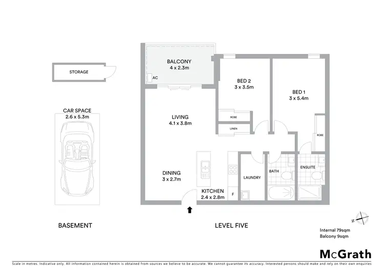 Floorplan of Homely unit listing, 509/3 Weston Street, Rosehill NSW 2142