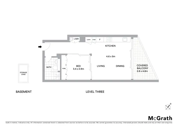 Floorplan of Homely apartment listing, 317/6 Maxwell Road, Forest Lodge NSW 2037