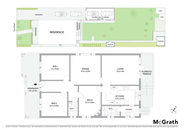 Floorplan of Homely house listing, 13 Cove Street, Haberfield NSW 2045