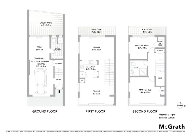 Floorplan of Homely townhouse listing, 4/4 Peza Court, Noosa Heads QLD 4567