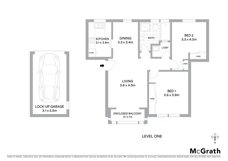 Floorplan of Homely apartment listing, 4/15 The Avenue, Randwick NSW 2031