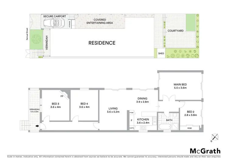 Floorplan of Homely house listing, 26 Samuel Street, Tempe NSW 2044