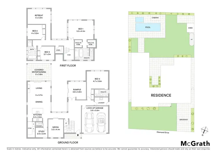 Floorplan of Homely house listing, 29 Diamond Drive, Port Macquarie NSW 2444
