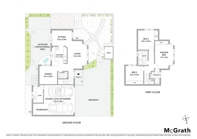 Floorplan of Homely semi-detached listing, 2/736A Henry Lawson Drive, Picnic Point NSW 2213