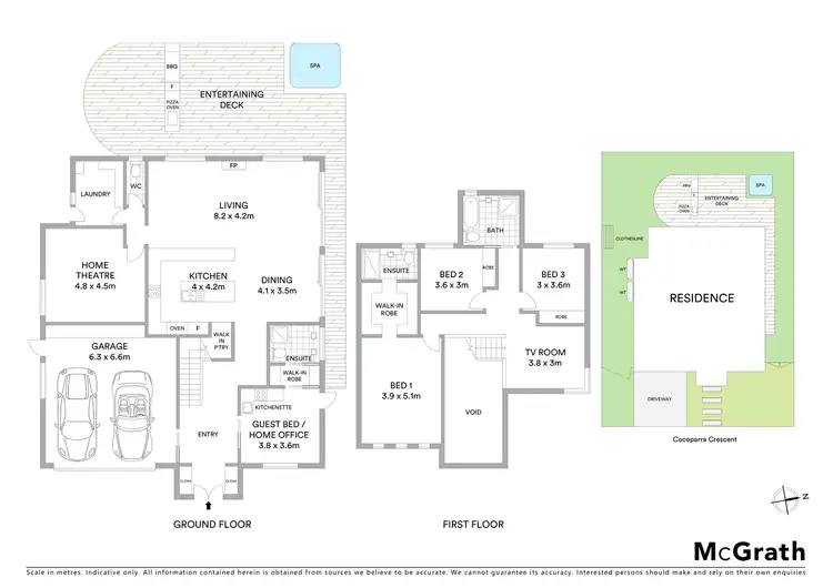 Floorplan of Homely house listing, 79 Cocoparra Crescent, Crace ACT 2911