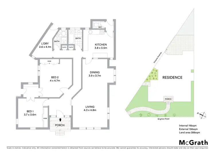 Floorplan of Homely house listing, 84 Brighton Road, Ripponlea VIC 3185