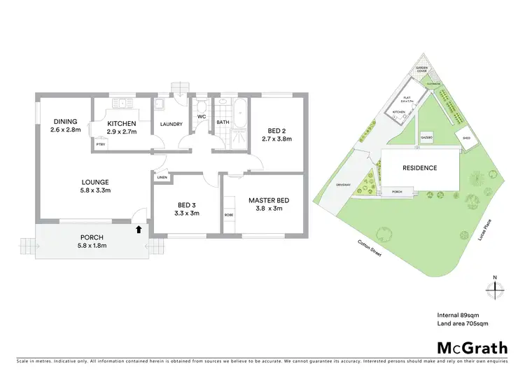 Floorplan of Homely house listing, 13 Cotton Street, Downer ACT 2602