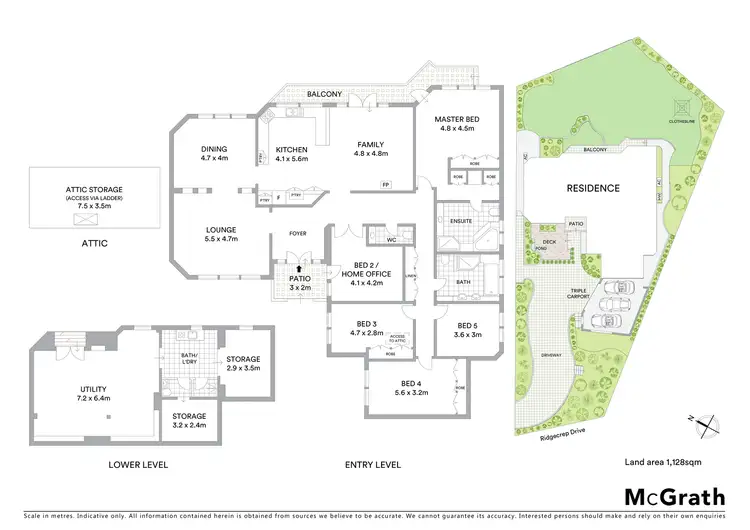 Floorplan of Homely house listing, 220 Ridgecrop Drive, Castle Hill NSW 2154