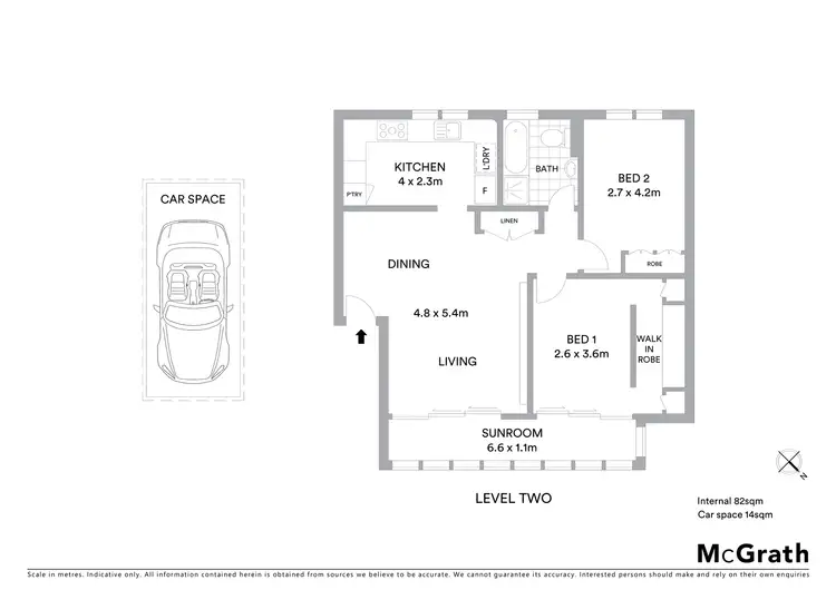 Floorplan of Homely apartment listing, 9/11 Merlin Street, Neutral Bay NSW 2089