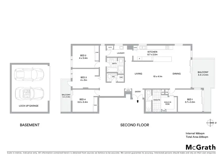 Floorplan of Homely apartment listing, 16/3 Stewart Street, Port Macquarie NSW 2444