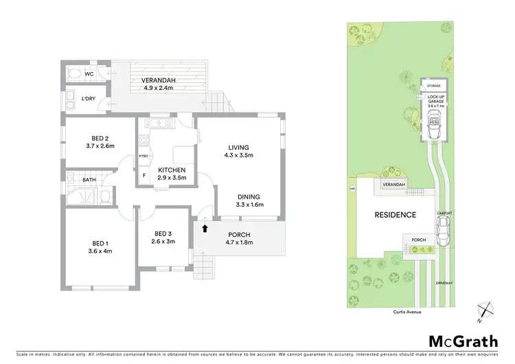 Floorplan of Homely house listing, 36 Curtis Avenue, Taren Point NSW 2229