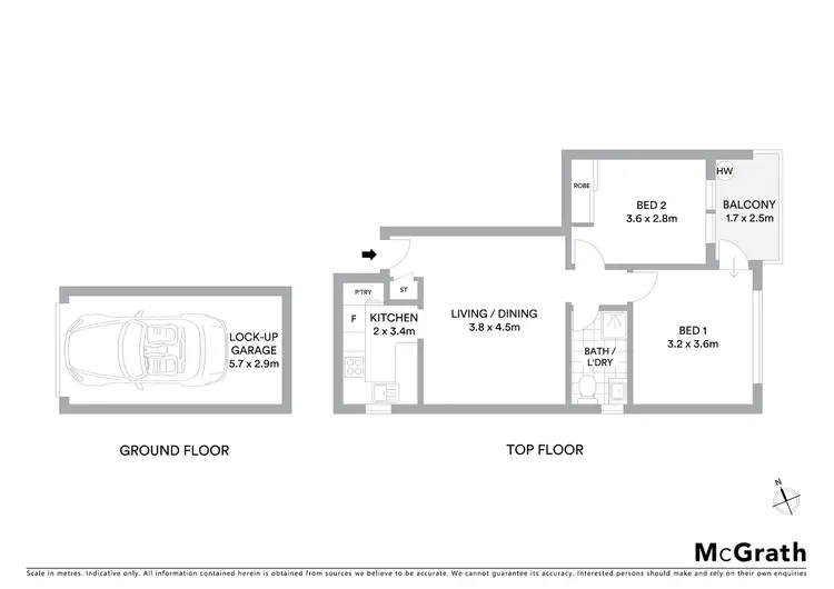 Floorplan of Homely apartment listing, 11/32 Hercules Road, Brighton-le-sands NSW 2216
