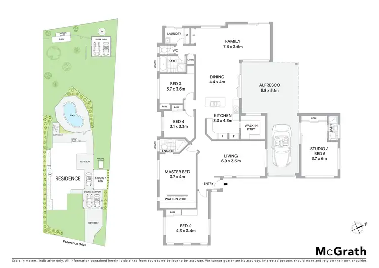 Floorplan of Homely house listing, 27 Federation Drive, Terranora NSW 2486
