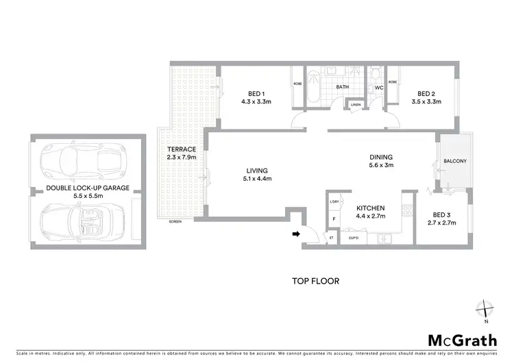 Floorplan of Homely apartment listing, 181/25 Best Street, Lane Cove NSW 2066