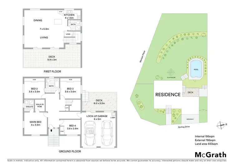 Floorplan of Homely house listing, 10 Stirling Drive, Castle Hill QLD 4810