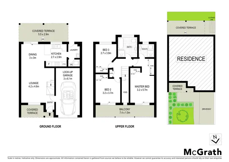 Floorplan of Homely townhouse listing, 2/10 Schumann Close, Tingalpa QLD 4173