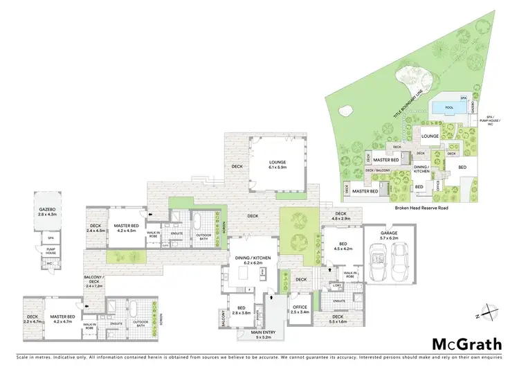 Floorplan of Homely house listing, 1/137 Broken Head Reserve Road, Broken Head NSW 2481