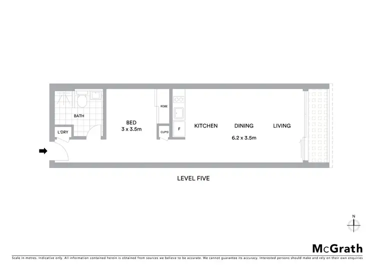 Floorplan of Homely apartment listing, 518/88 Archer Street, Chatswood NSW 2067