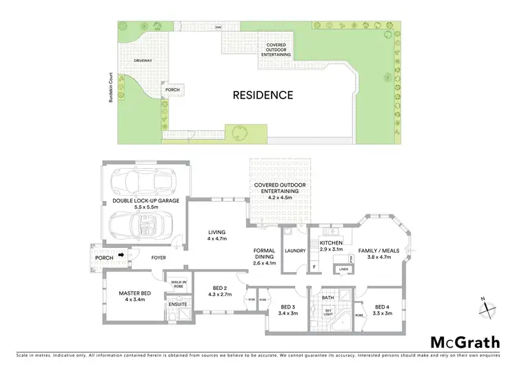 Floorplan of Homely house listing, 21 Burdekin Court, Wattle Grove NSW 2173
