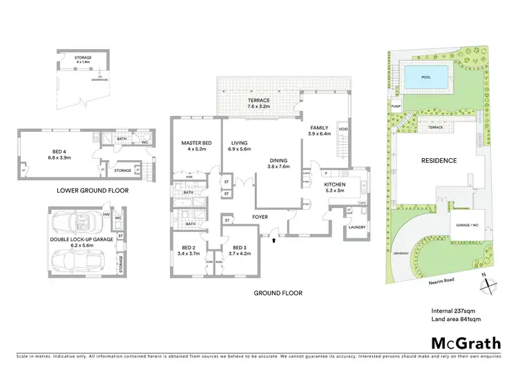 Floorplan of Homely house listing, 129 Neerim Road, Castle Cove NSW 2069