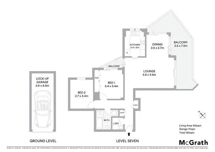 Floorplan of Homely apartment listing, 40/25 Johnson Street, Chatswood NSW 2067