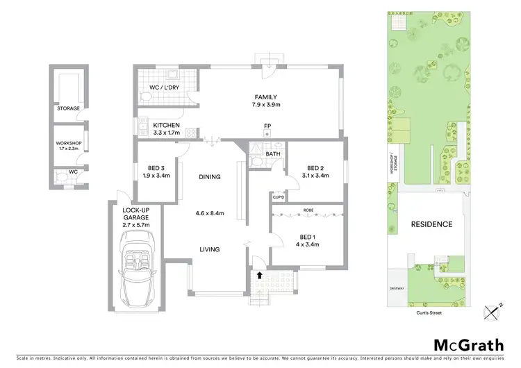 Floorplan of Homely house listing, 15 Curtis Street, Ryde NSW 2112