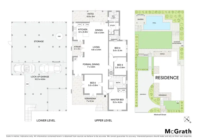 Floorplan of Homely house listing, 10 Markwell Street, Auchenflower QLD 4066
