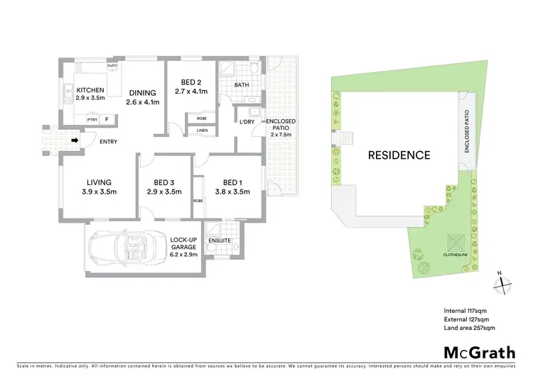 Floorplan of Homely apartment listing, 2/36 Penlington Street, The Range QLD 4700