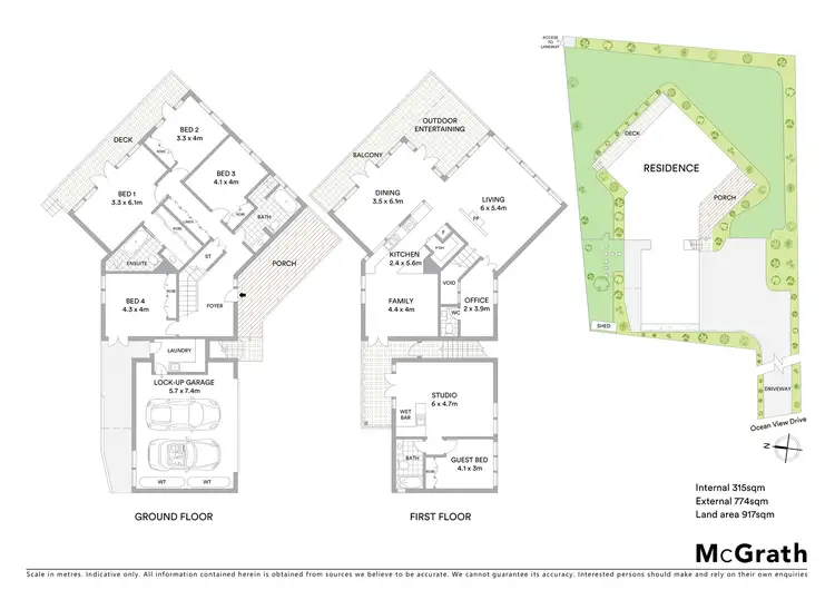 Floorplan of Homely house listing, 137A Ocean View Drive, Wamberal NSW 2260