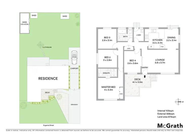 Floorplan of Homely house listing, 9 Eugenia Street, Rivett ACT 2611