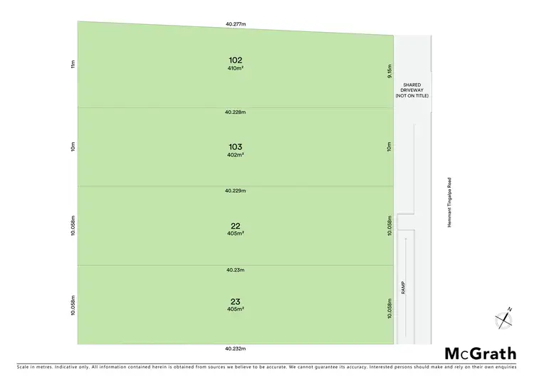 Floorplan of Homely land listing, 23 Hemmant Tingalpa Road, Hemmant QLD 4174