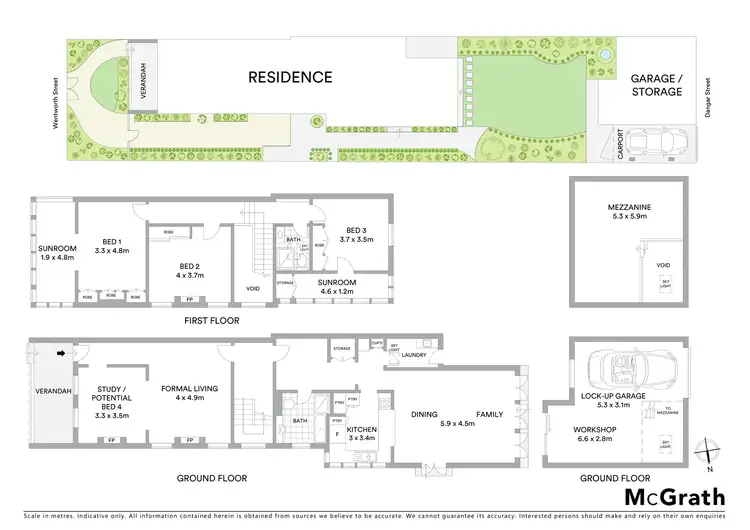 Floorplan of Homely house listing, 22 Wentworth Street, Randwick NSW 2031