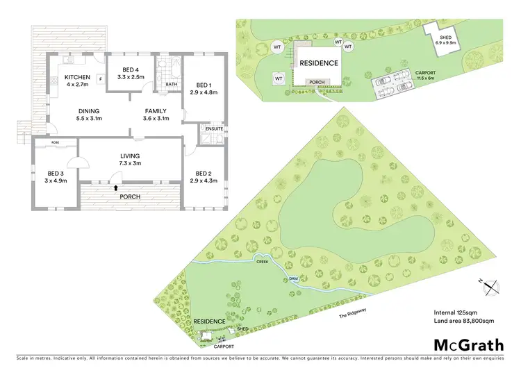Floorplan of Homely rural property listing, 129 The Ridgeway, Lisarow NSW 2250