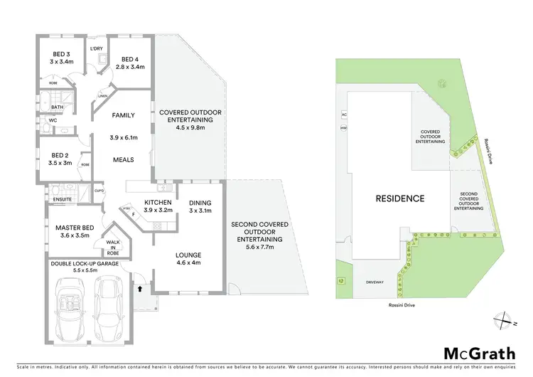 Floorplan of Homely house listing, 63 Rossini Drive, Hinchinbrook NSW 2168