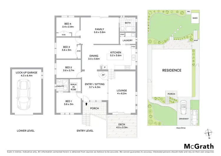 Floorplan of Homely house listing, 19 Asca Drive, Green Point NSW 2251